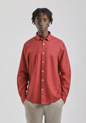 Camicia misto lino|Colore:Amaranto