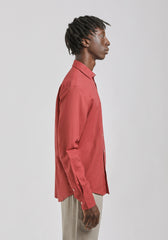 Camicia misto lino|Colore:Amaranto