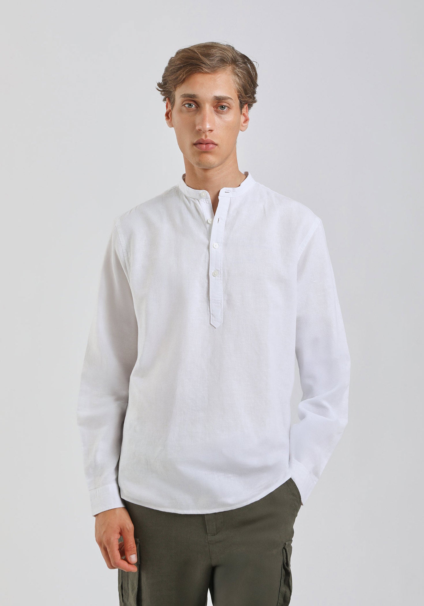 CASACCA MISTO LINO|Colore:Bianco