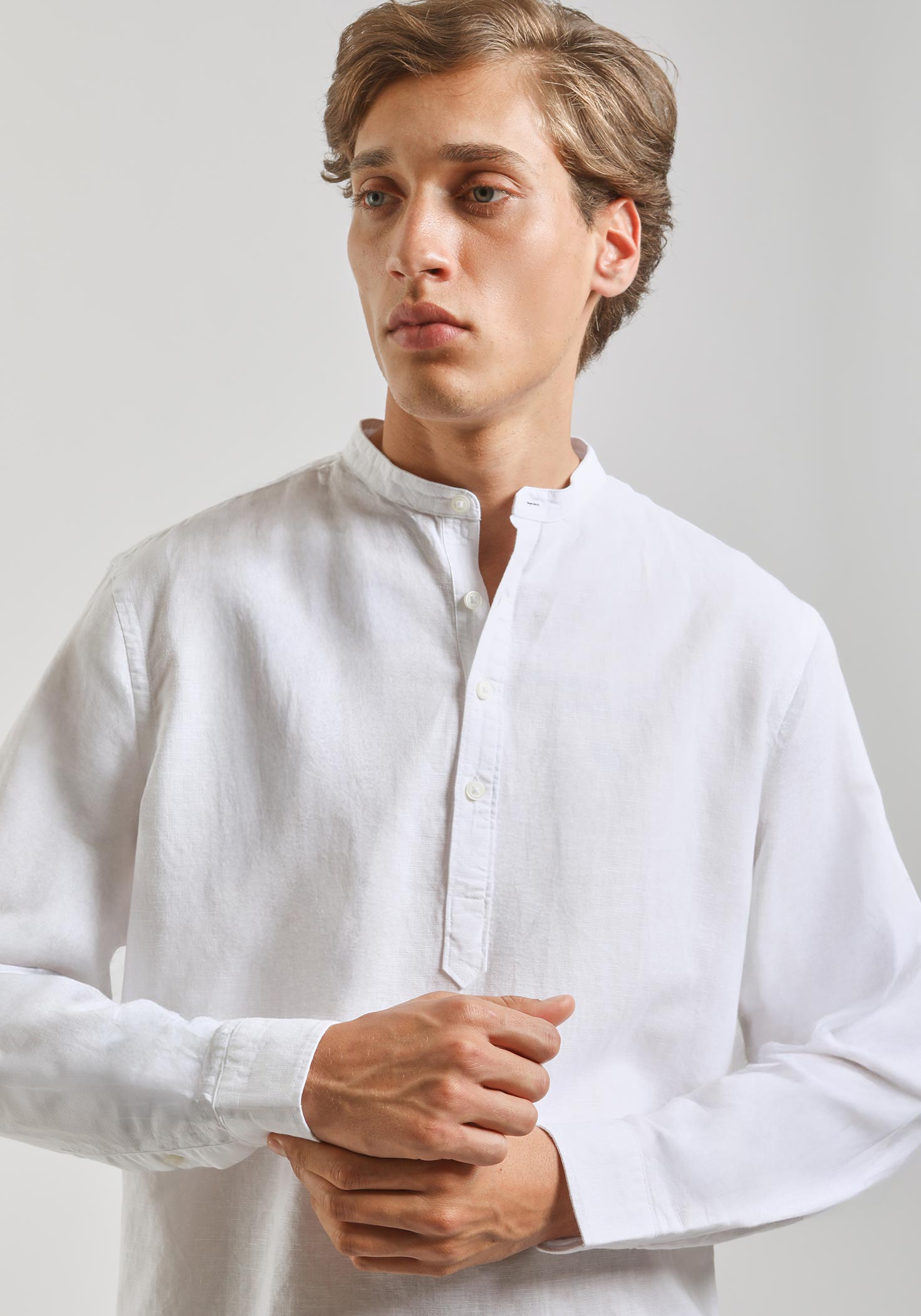 CASACCA MISTO LINO|Colore:Bianco