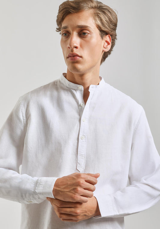 CASACCA MISTO LINO|Colore:Bianco