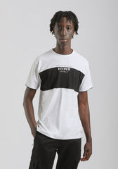 T-shirt colorblock|Colore:Bianco
