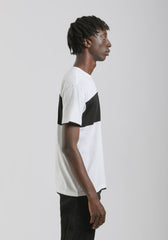 T-shirt colorblock|Colore:Bianco