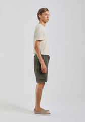 Bermuda misto lino con tasconi|Colore:Verde