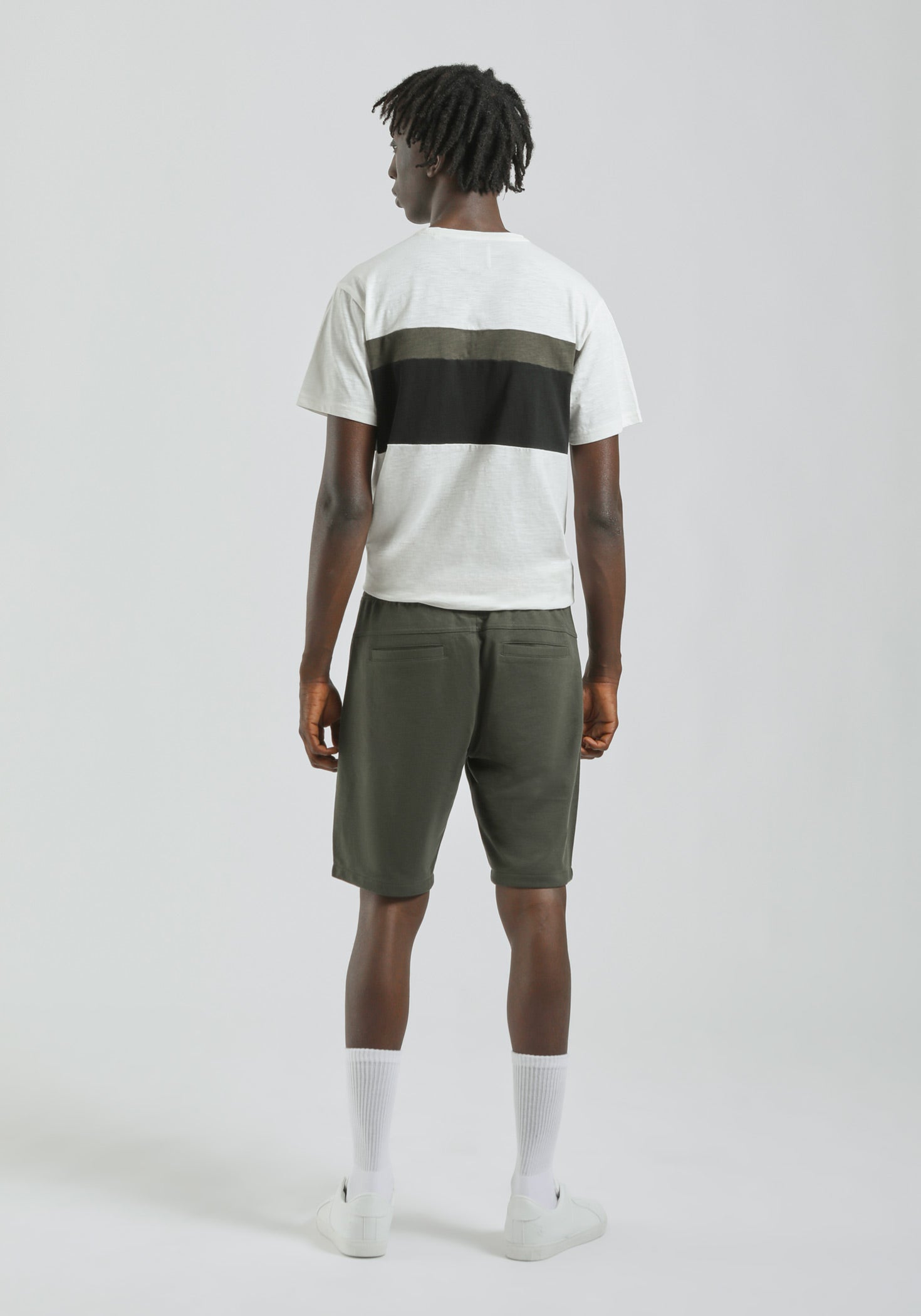 Bermuda in felpa|Colore:Verde