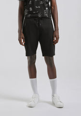 Bermuda in felpa strutturato|Colore:Nero