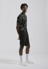 Bermuda in felpa strutturato|Colore:Nero