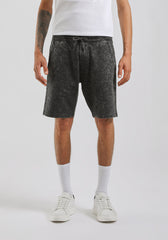 Bermuda in felpa misto cotone|Colore:Nero
