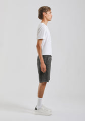 Bermuda in felpa misto cotone|Colore:Nero