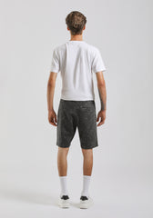 Bermuda in felpa misto cotone|Colore:Nero