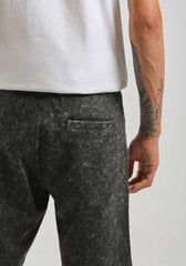 Bermuda in felpa misto cotone|Colore:Nero