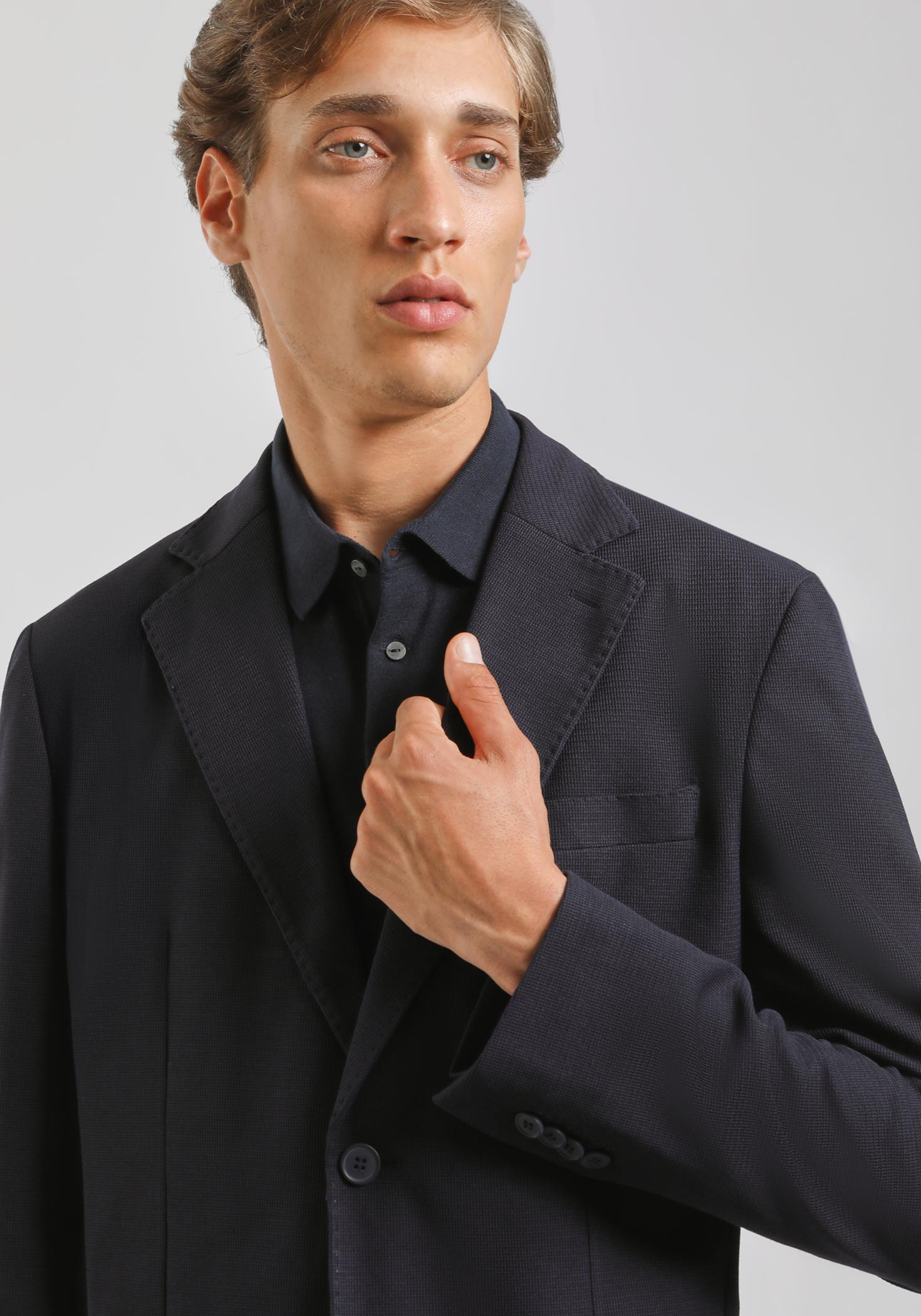 Giacca tinta unita|Colore:Blue