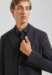 Giacca tinta unita|Colore:Blue