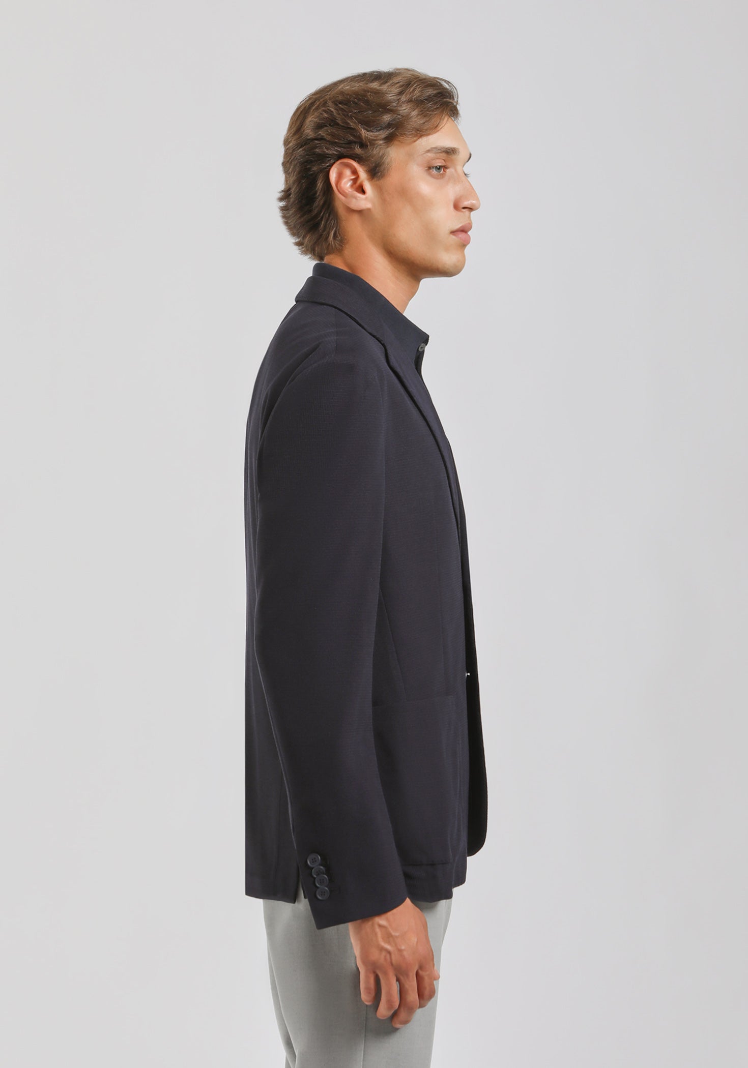 Giacca tinta unita|Colore:Blue