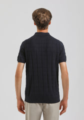 Polo in maglia a coste|Colore:Avion