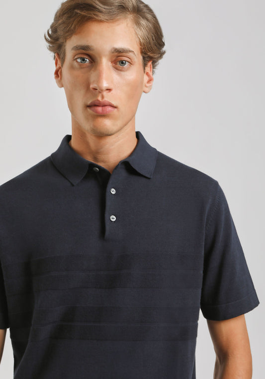 Polo in maglia|Colore:Blue