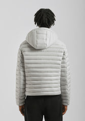 Giubbotto imbottito con cappuccio|Colore:Ghiaccio