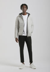 Giubbotto imbottito con cappuccio|Colore:Ghiaccio