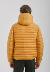 Giubbotto imbottito con cappuccio|Colore:Senape