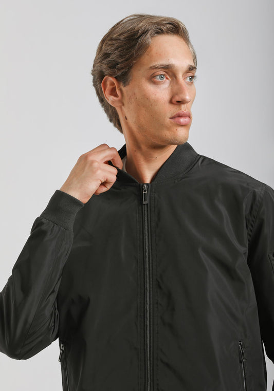 Giubbotto bomber|Colore:Nero