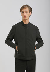 Giubbotto biker in tessuto tecnico|Colore:Nero