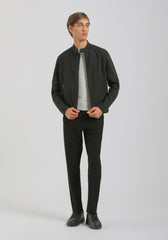 Giubbotto biker in tessuto tecnico|Colore:Nero