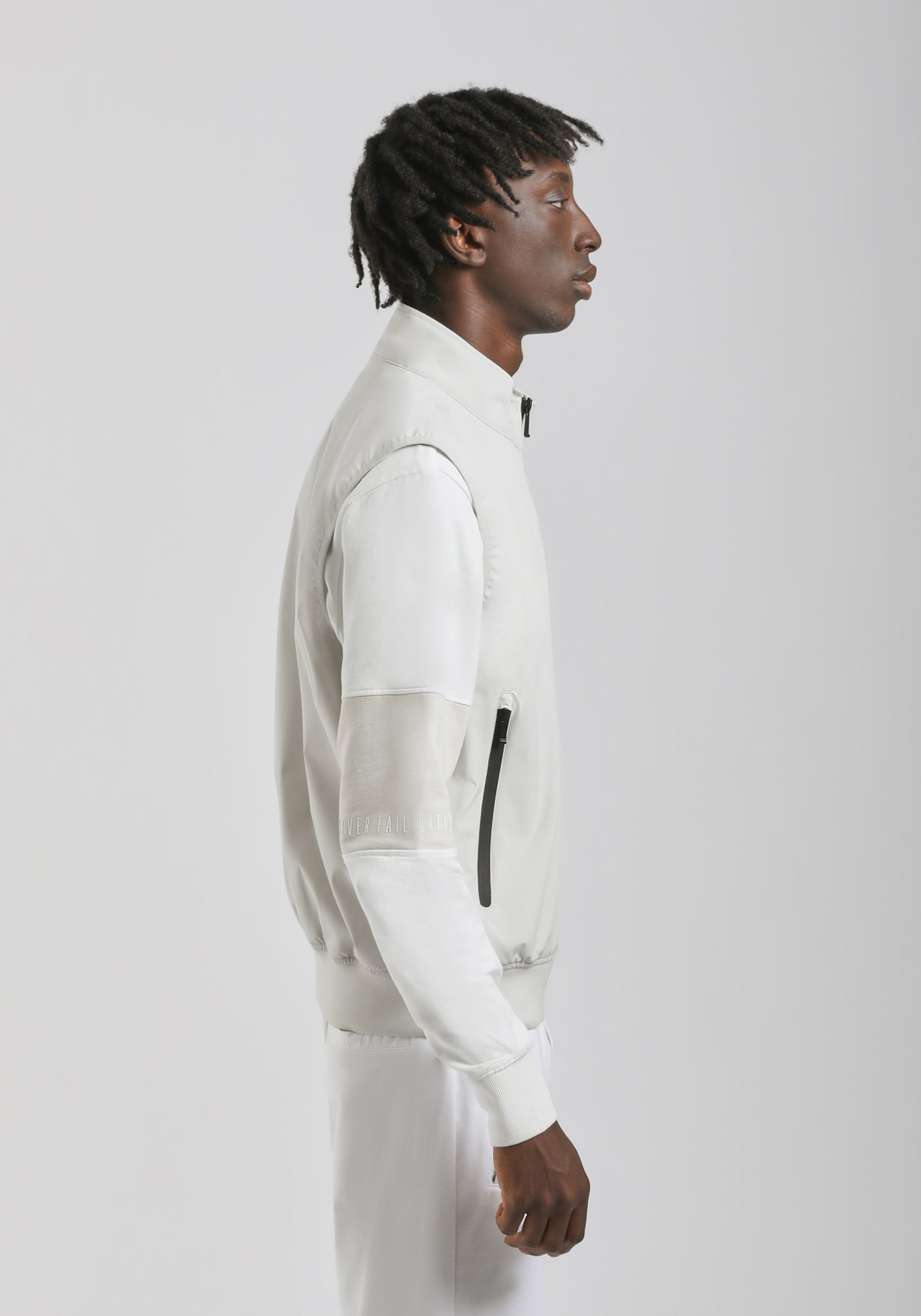 Smanicato in tessuto tecnico|Colore:Off white