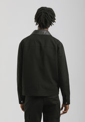 Giacca camicia in cotone|Colore:Nero