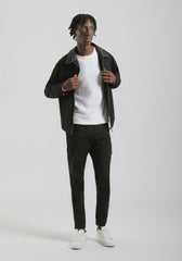 Giacca camicia in cotone|Colore:Nero