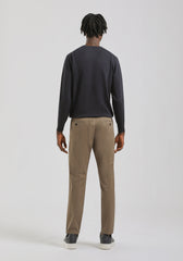 Pantaloni chino in cotone|Colore:Fango