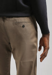 Pantaloni chino in cotone|Colore:Fango
