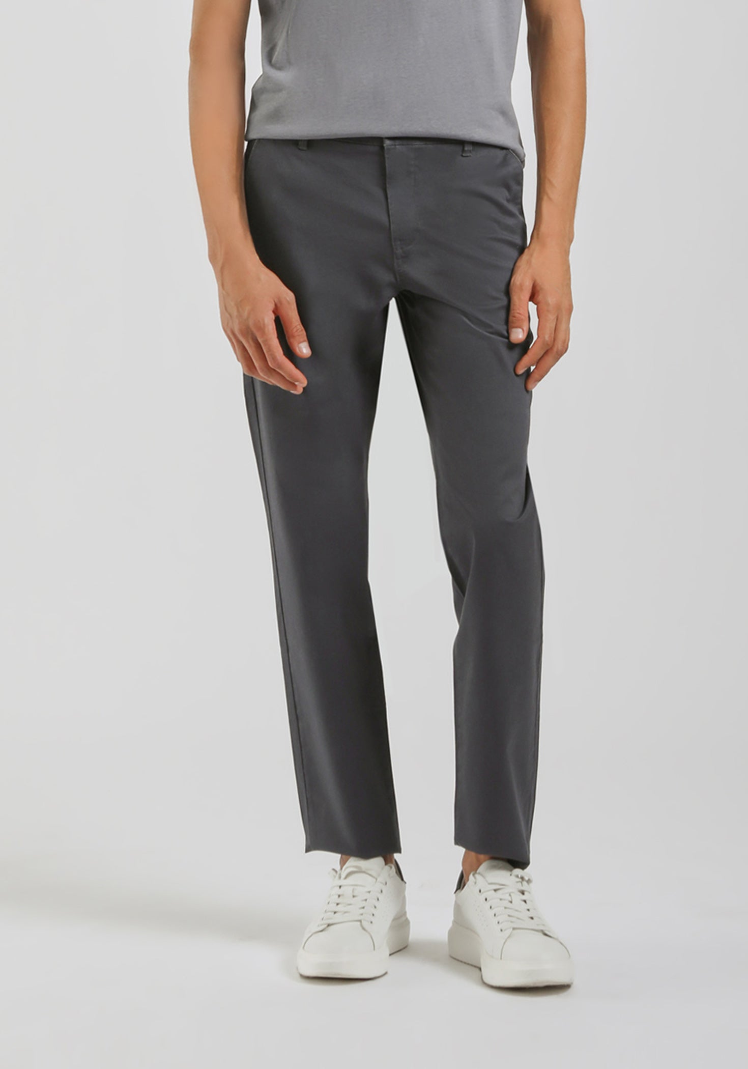 Pantaloni chino in cotone|Colore:Indaco