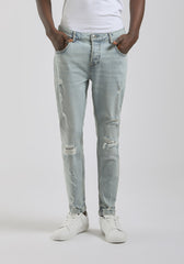 Jeans skinny fit con strappi|Colore:Jeans