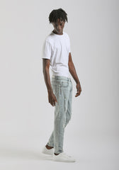 Jeans skinny fit con strappi|Colore:Jeans