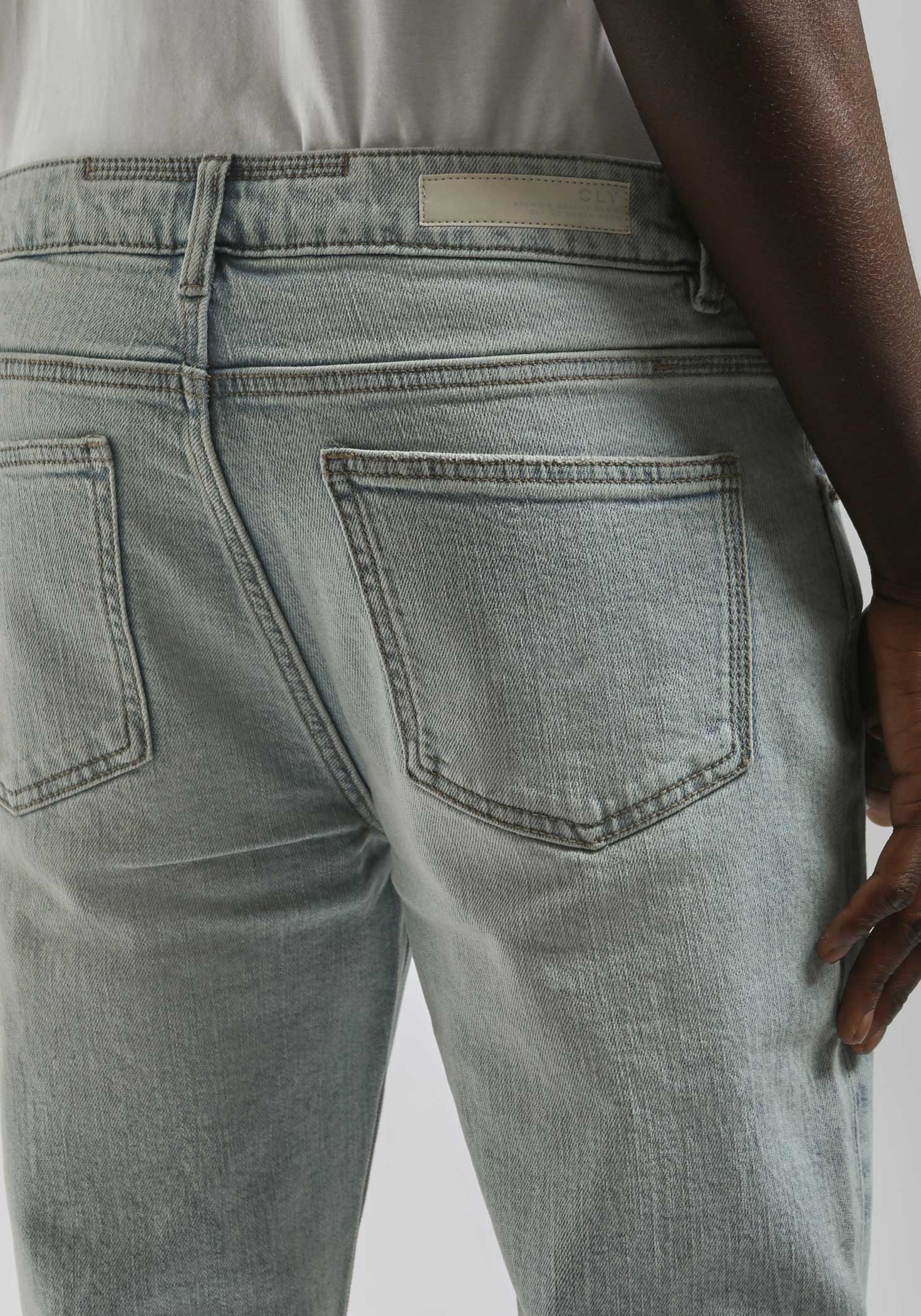 Jeans skinny fit con strappi|Colore:Jeans