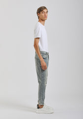 Jeans skinny fit con strappi|Colore:Jeans