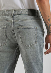 Jeans skinny fit con strappi|Colore:Jeans