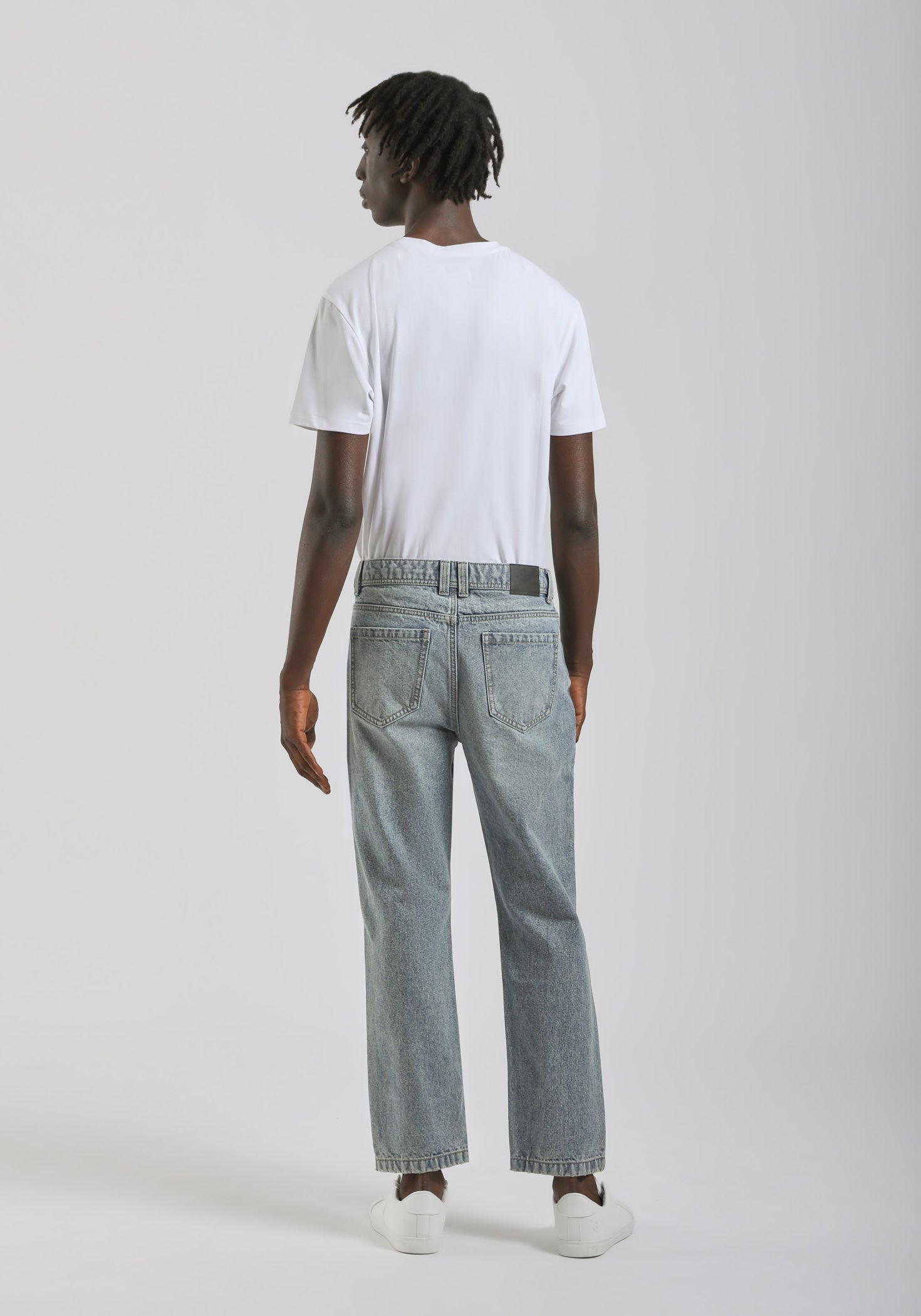 Jeans slim fit con strappi|Colore:Jeans