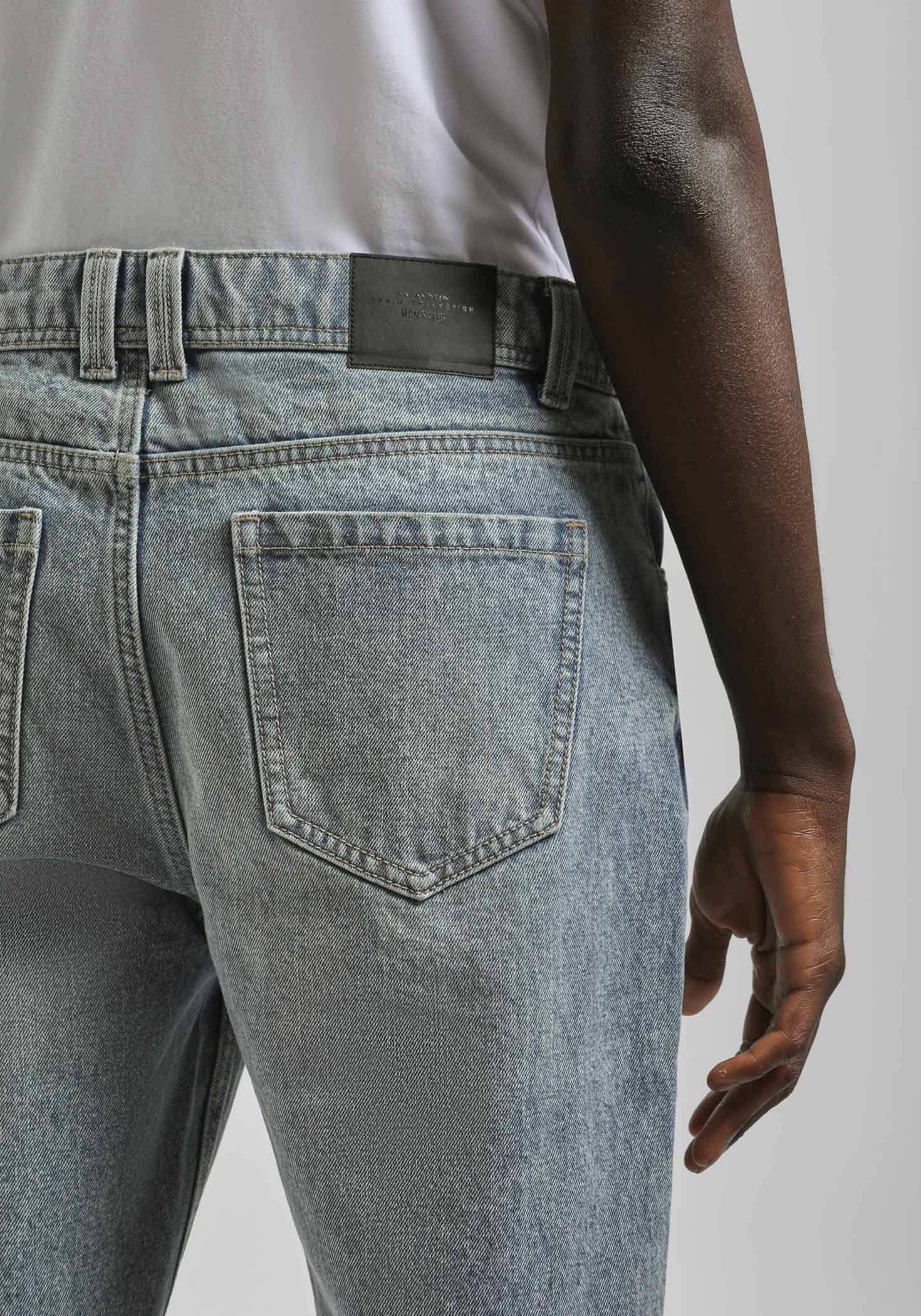 Jeans slim fit con strappi|Colore:Jeans