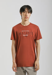 T-shirt 100% cotone con stampa|Colore:Rame