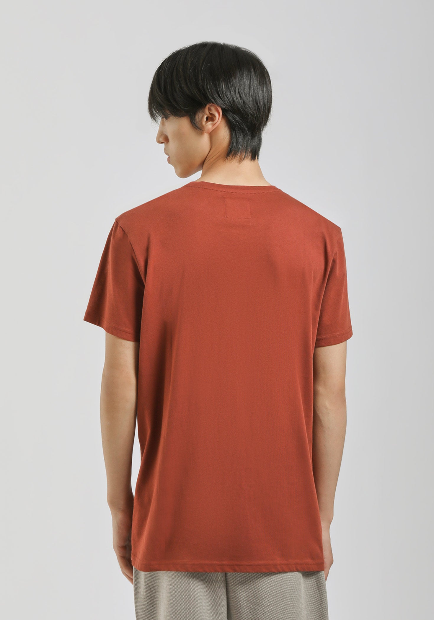 T-shirt 100% cotone con stampa|Colore:Rame