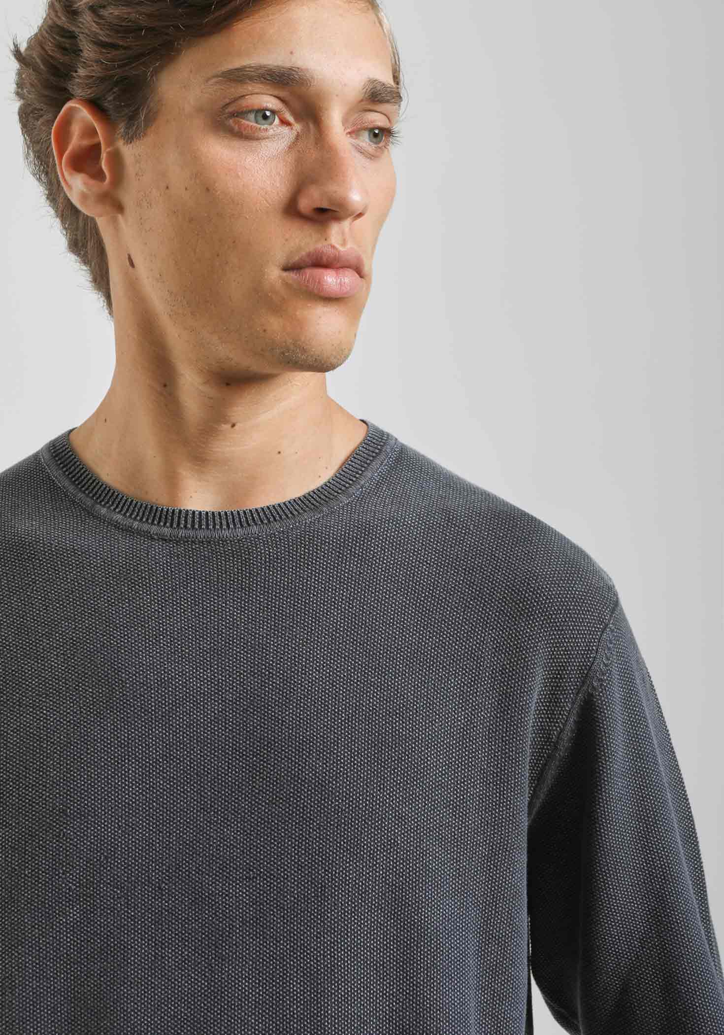 Maglia girocollo 100% cotone|Colore:Blue