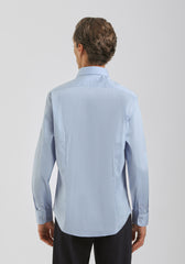 Camicia manica lunga in cotone|Colore:Celeste