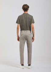 Pantaloni chino in cotone|Colore:Sabbia