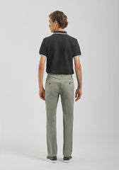Pantaloni chino in cotone|Colore:Salvia