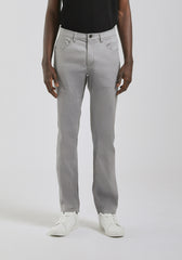 Pantaloni cinque tasche in cotone|Colore:Grigio chiaro
