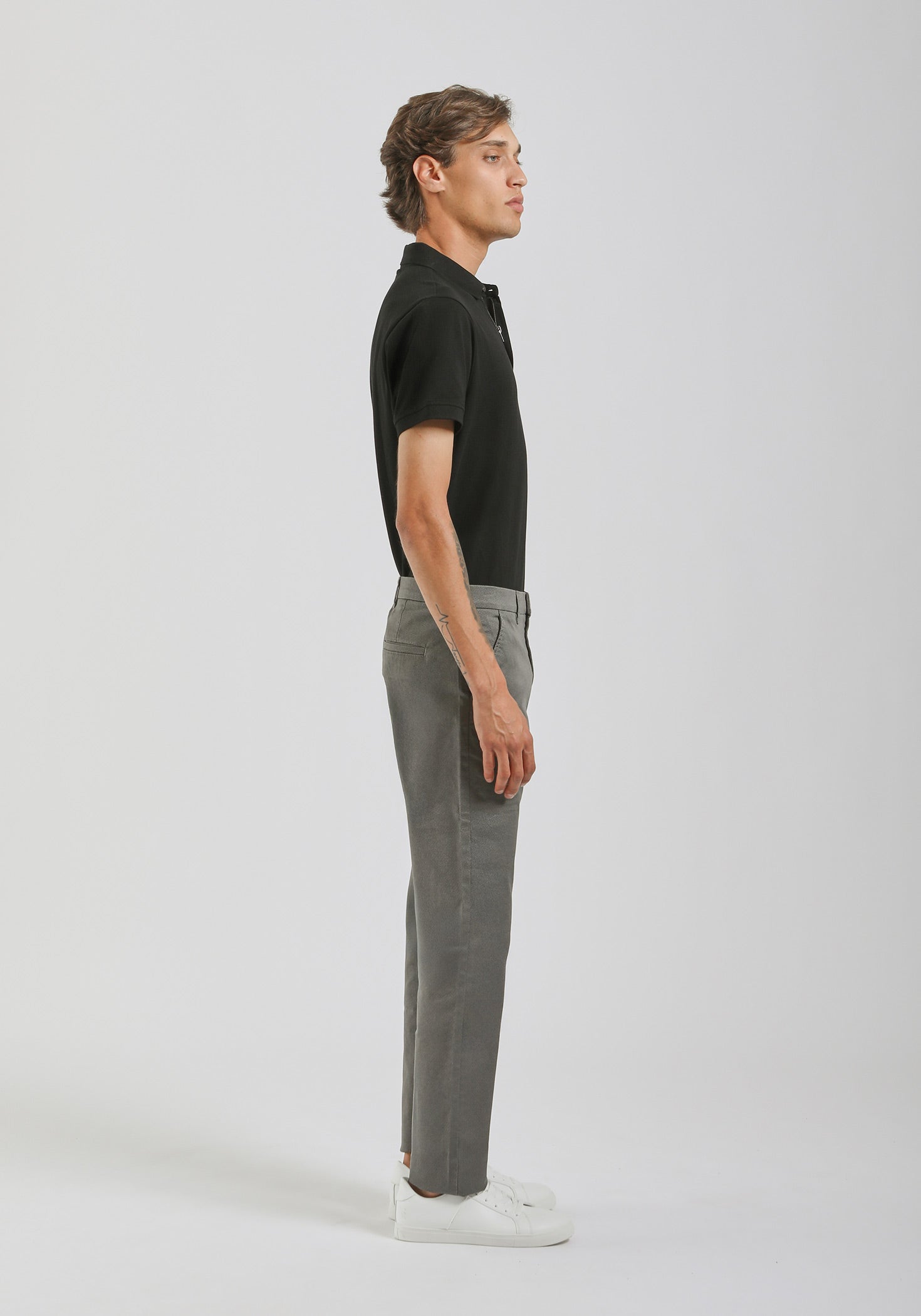 Pantaloni di cotone fantasia|Colore:Safari