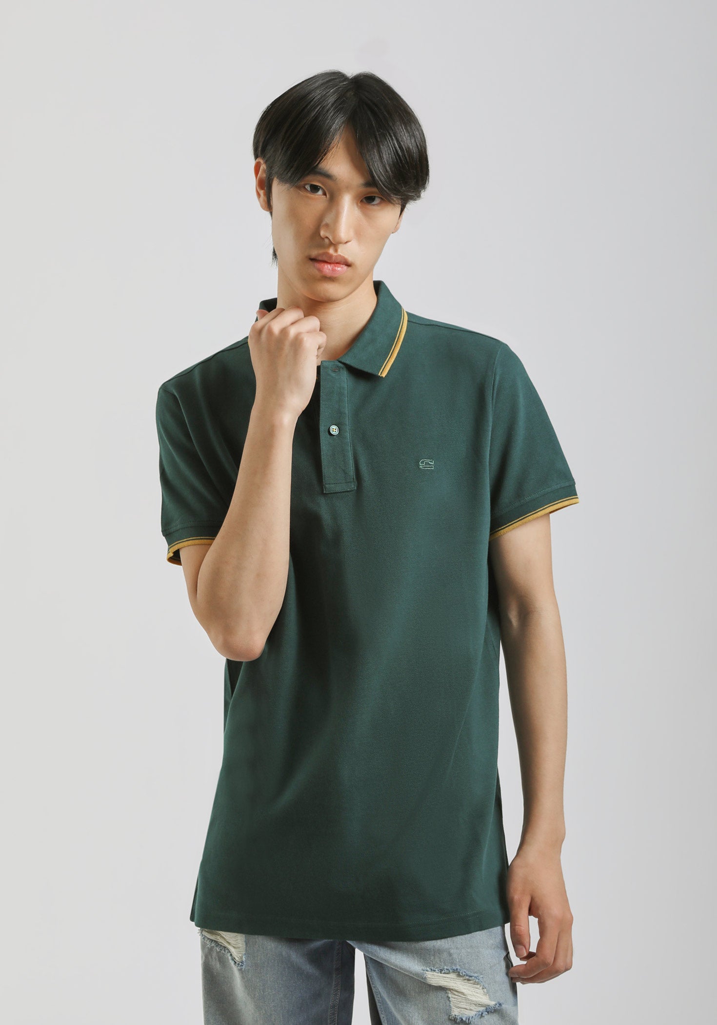 Polo 100% cotone|Colore:Petrolio