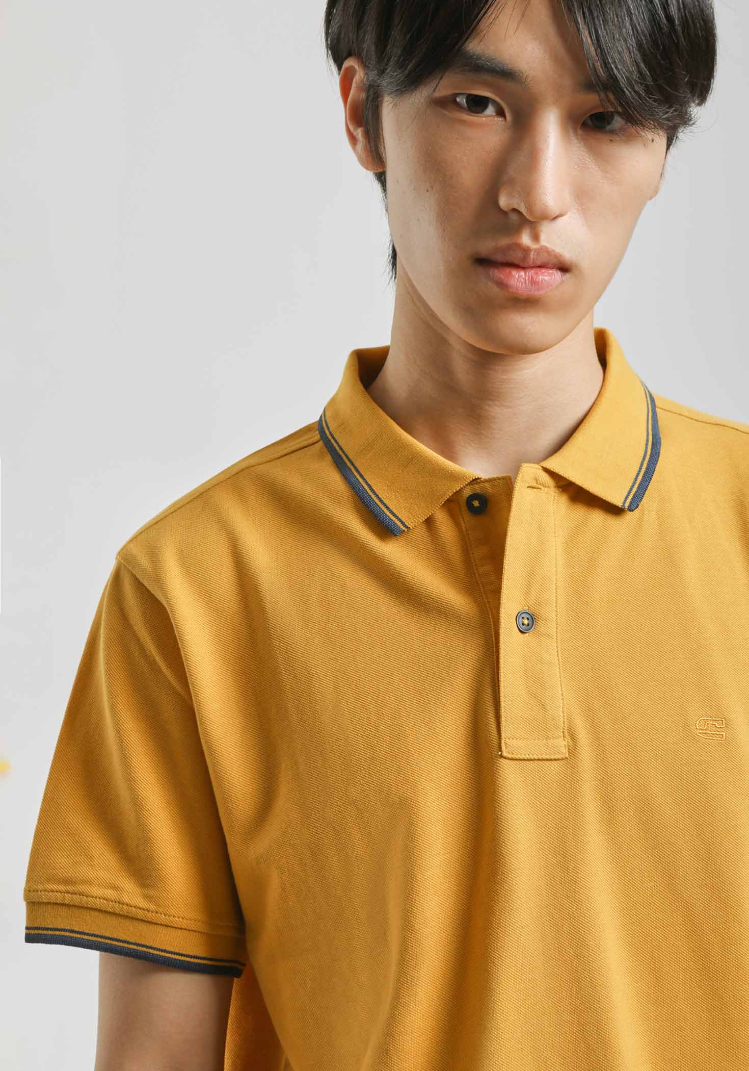 Polo 100% cotone|Colore:Senape