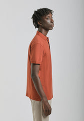 Polo con zip 100% cotone|Colore:Rame